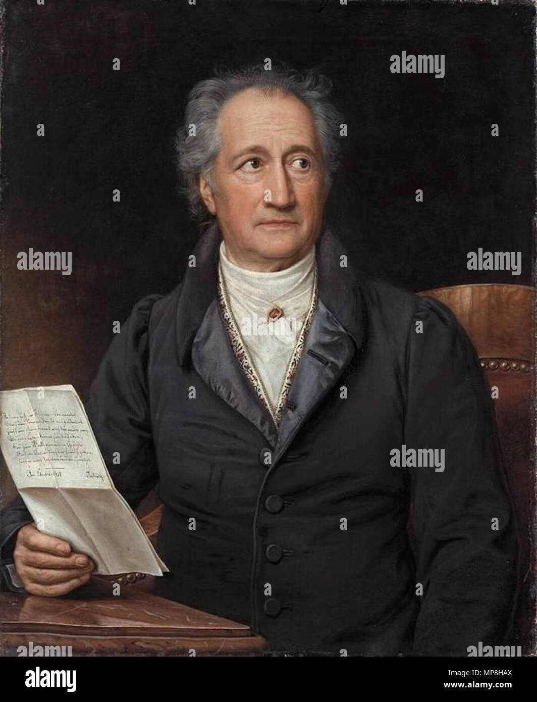 Anglais : Johann Wolfgang von Goethe 1828. 741 Joseph Karl Stieler - Johann Wolfgang von Goethe - WGA21795 Banque D'Images