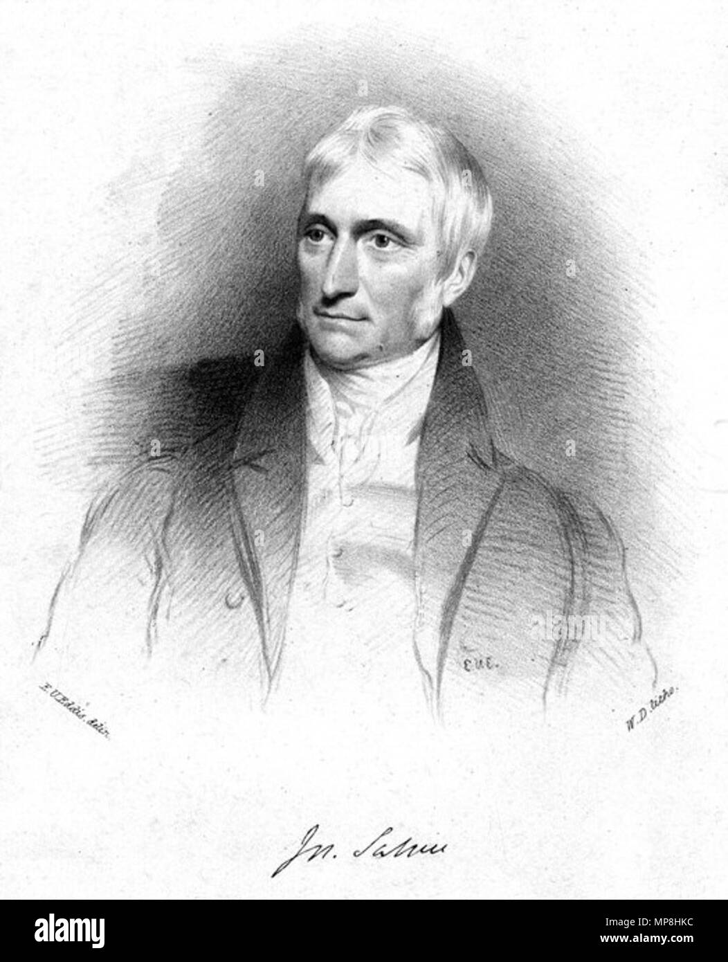 . Anglais : Portrait gravure de l'avocat anglais et naturaliste, Joseph Sabine . 1837. E. C. Eddis (artiste) ; W. D. (graveur) 742 Joseph Sabine gravure Banque D'Images