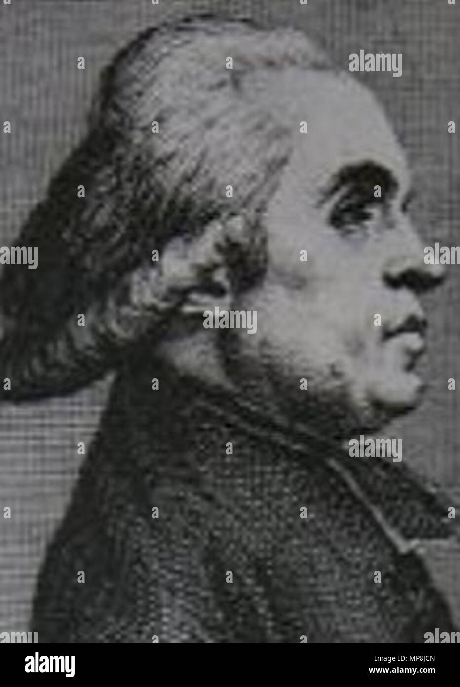 . English : Pierre-Mathieu Joubert (1748-1815), curé de Saint-Martin d'Angoulême, député du clergé du bailliage d'Angoulême aux Etats-Généraux de 1789 . 18e siècle. 746 Pierre-Mathieu Joubert (1748-1815) Banque D'Images