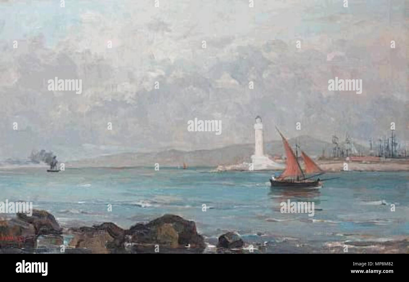 PericlèsPantazis 973.Le phare de Marseille Banque D'Images