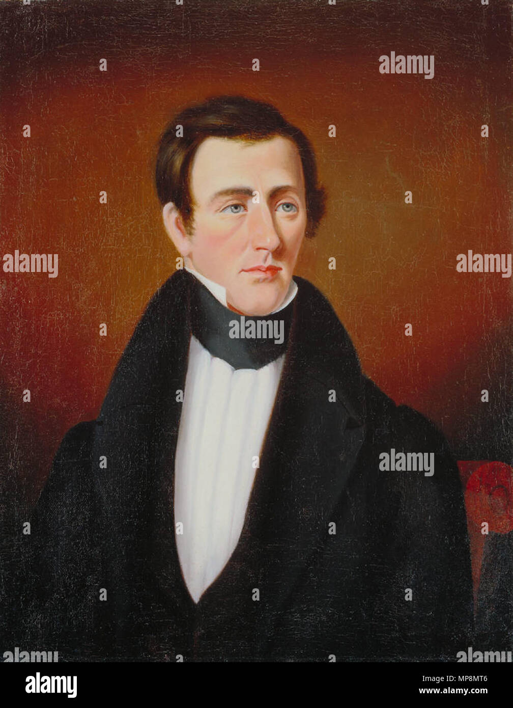 Portrait de Freeman Schermerhorn Clench ca. 1834 - 1836. 756 - Portrait de Paul Kane Freeman Schermerhorn Clench Banque D'Images