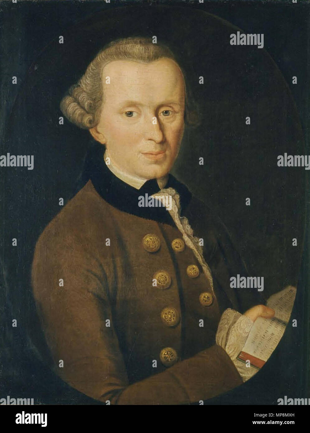 Emmanuel Kant (1724-1804) 1768. 756 3 gemaelde Kant Banque D'Images