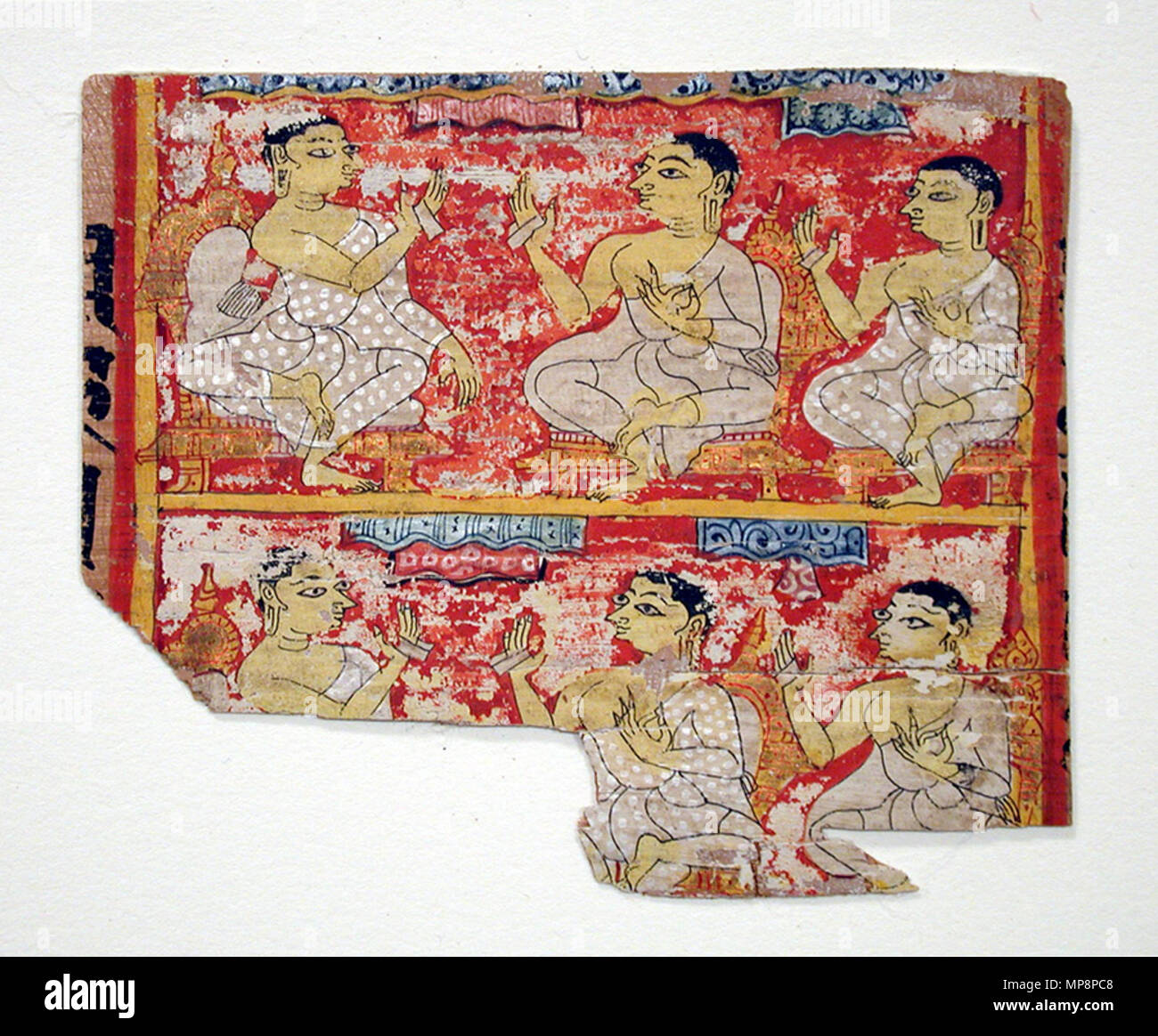 . Anglais : Titre : [Série] non identifié, peut-être le Uttaradhyayana Sutra Date de création : Affichage du 14ème siècle Dimensions : 2 7/16 po. x 2 7/8 in. (6,2 cm x 7,3 cm) Ligne de crédit : Edwin Binney 3ème Numéro : 1990.180 Collection :  <a href ='http://www.sdmart.org/art/our-collection/asian-art' rel ='nofollow' >Les San Diego Museum of Art </a > . 7 août 2001, 15:18:07. Anglais : thesandiegomuseumofartcollection 799 (6125057790) Échanges appris Banque D'Images