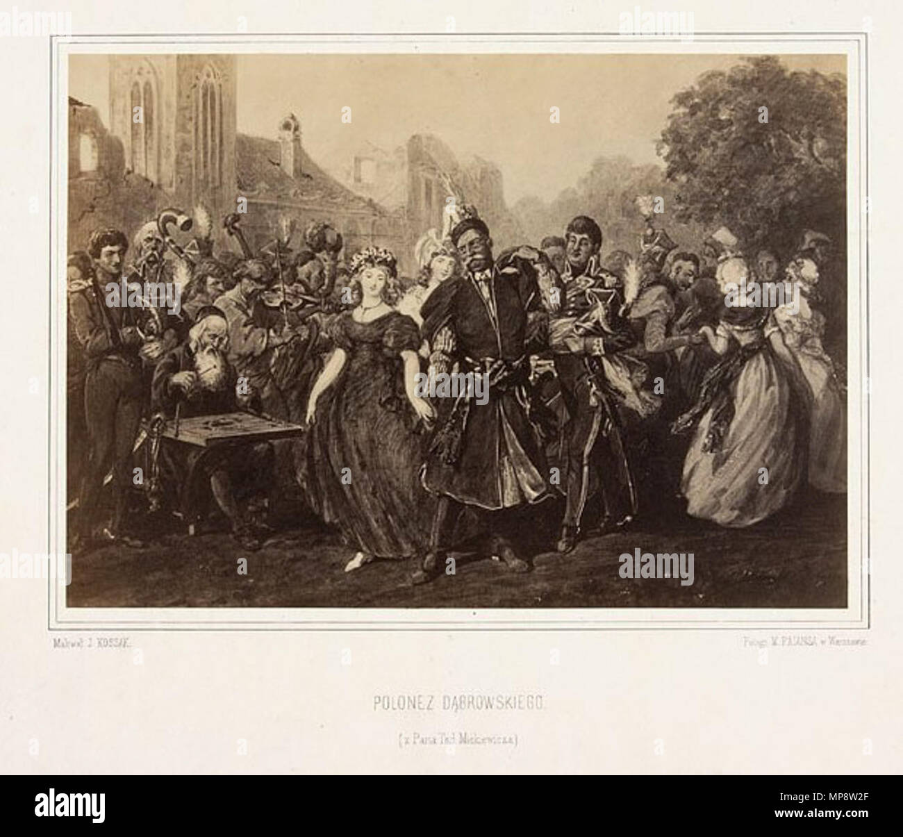 Kossak - Polonez Dąbrowskiego 774 Banque D'Images