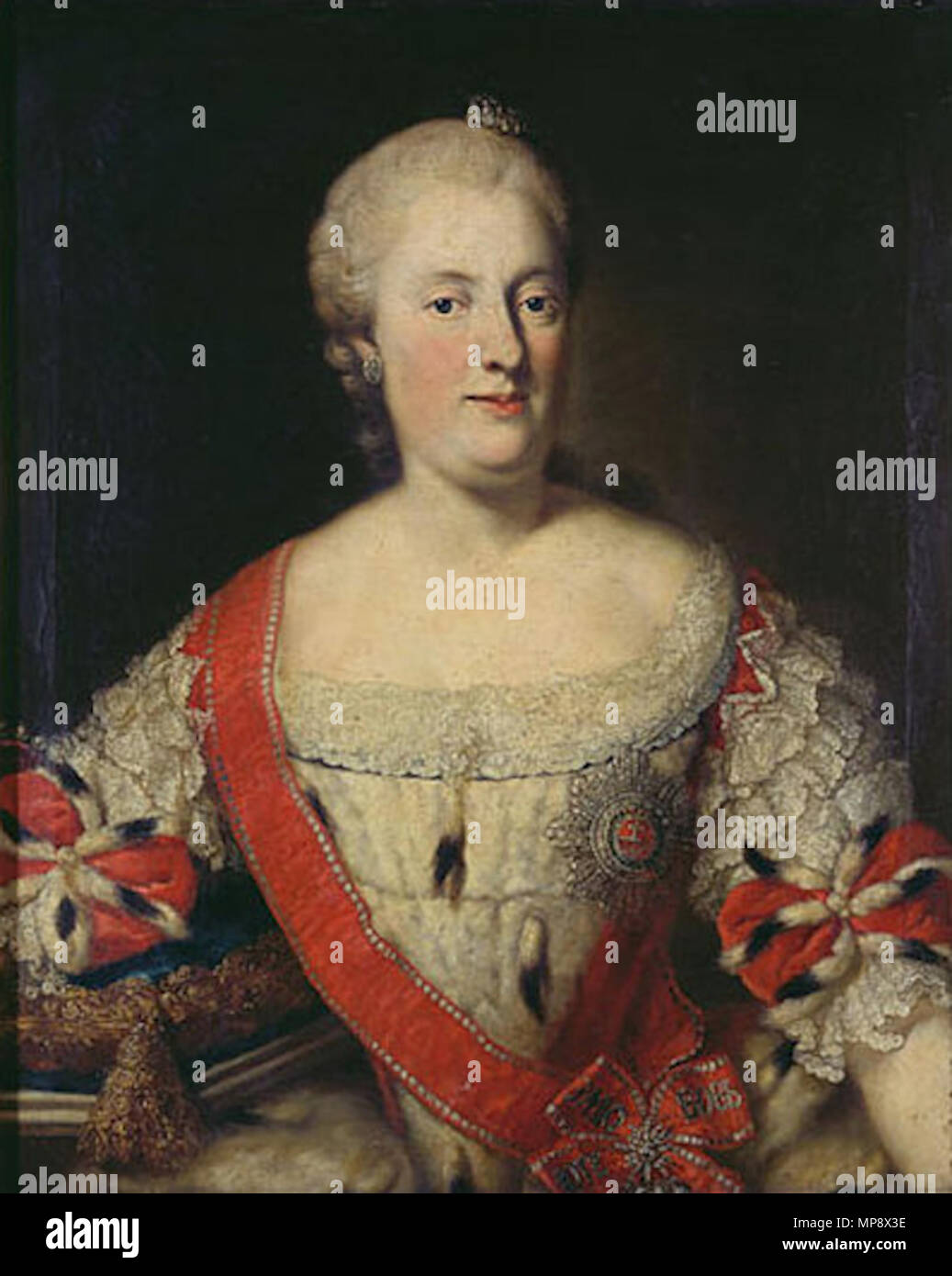 Q30057343. Anglais : Portrait of Maria Anna Sophia de Saxe (1728-1797) . Années 1760. 779 Kurfurstin Aanna Maria Banque D'Images