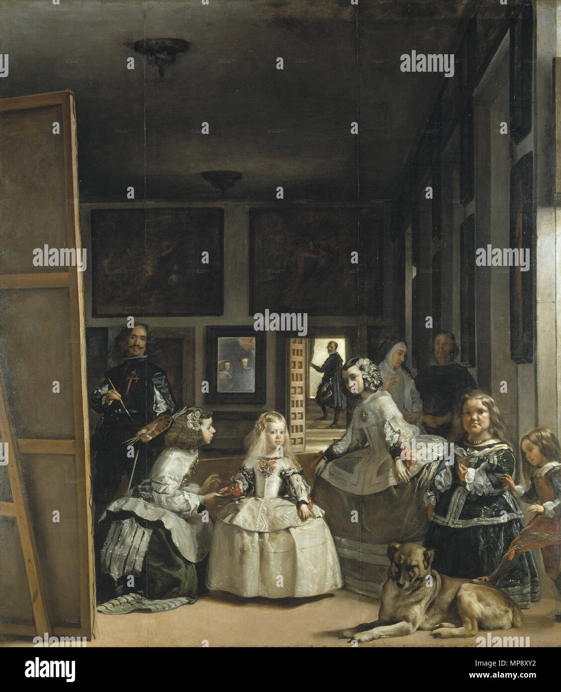 783 La Familia de Felipe IV o Las Meninas (Velázquez, Museo del Prado de Madrid, 1656) Banque D'Images