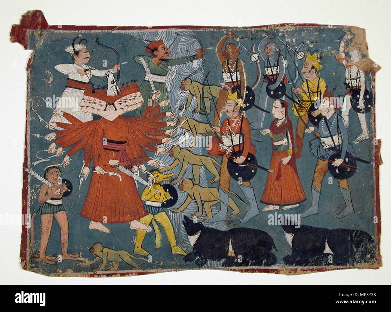 . Anglais : Série Titre : le voyage de Rama Ramayana Suite Nom : Date de création : ca. Affichage 1750 Dimensions : 6 3/16 in. x 8 3/4 in. (15,7 cm x 22,2 cm) de la ligne de crédit : Edwin Binney 3ème Numéro : 1990.1127 Collection :  <a href ='http://www.sdmart.org/art/our-collection/asian-art' rel ='nofollow' >Les San Diego Museum of Art </a > . 12 septembre 2001, 14:37:09. Anglais : thesandiegomuseumofartcollection 1168 l'armée de Rama attaquer le méchant Ravana (6125125916) Banque D'Images . Anglais : Série Titre : le voyage de Rama Ramayana Suite Nom : Date de création : ca. Affichage 1750 Dimensions : 6 3/16 in. x 8 3/4 in. (15,7 cm x 22,2 cm) de la ligne de crédit : Edwin Binney 3ème Numéro : 1990.1127 Collection :  <a href ='http://www.sdmart.org/art/our-collection/asian-art' rel ='nofollow' >Les San Diego Museum of Art </a > . 12 septembre 2001, 14:37:09. Anglais : thesandiegomuseumofartcollection 1168 l'armée de Rama attaquer le méchant Ravana (6125125916) Banque D'Images