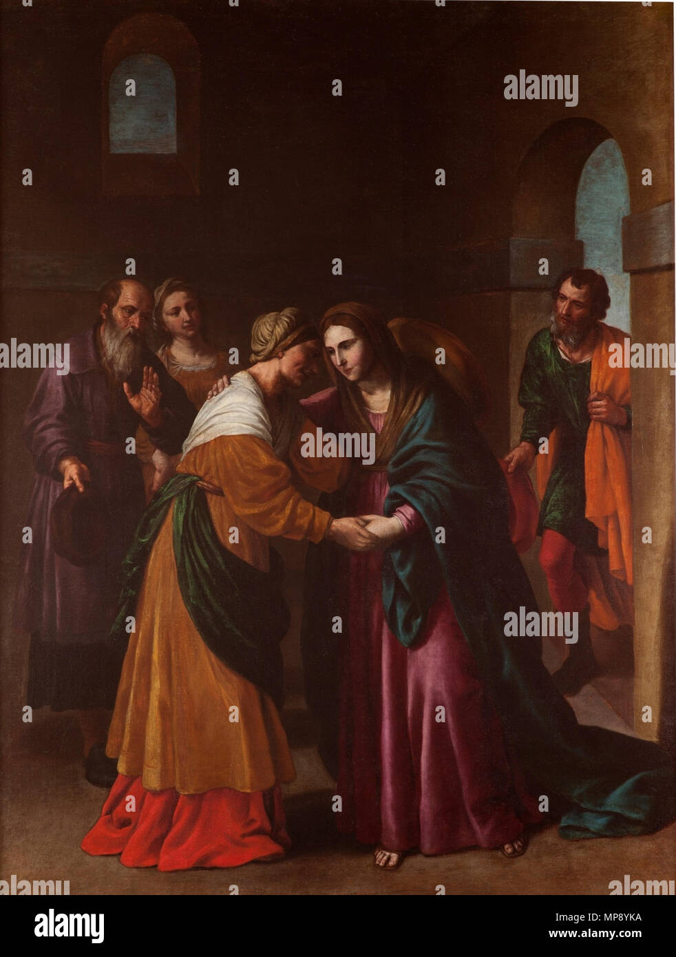 787 de la Visitación, Alessandro Turchi (Museo del Prado) Banque D'Images