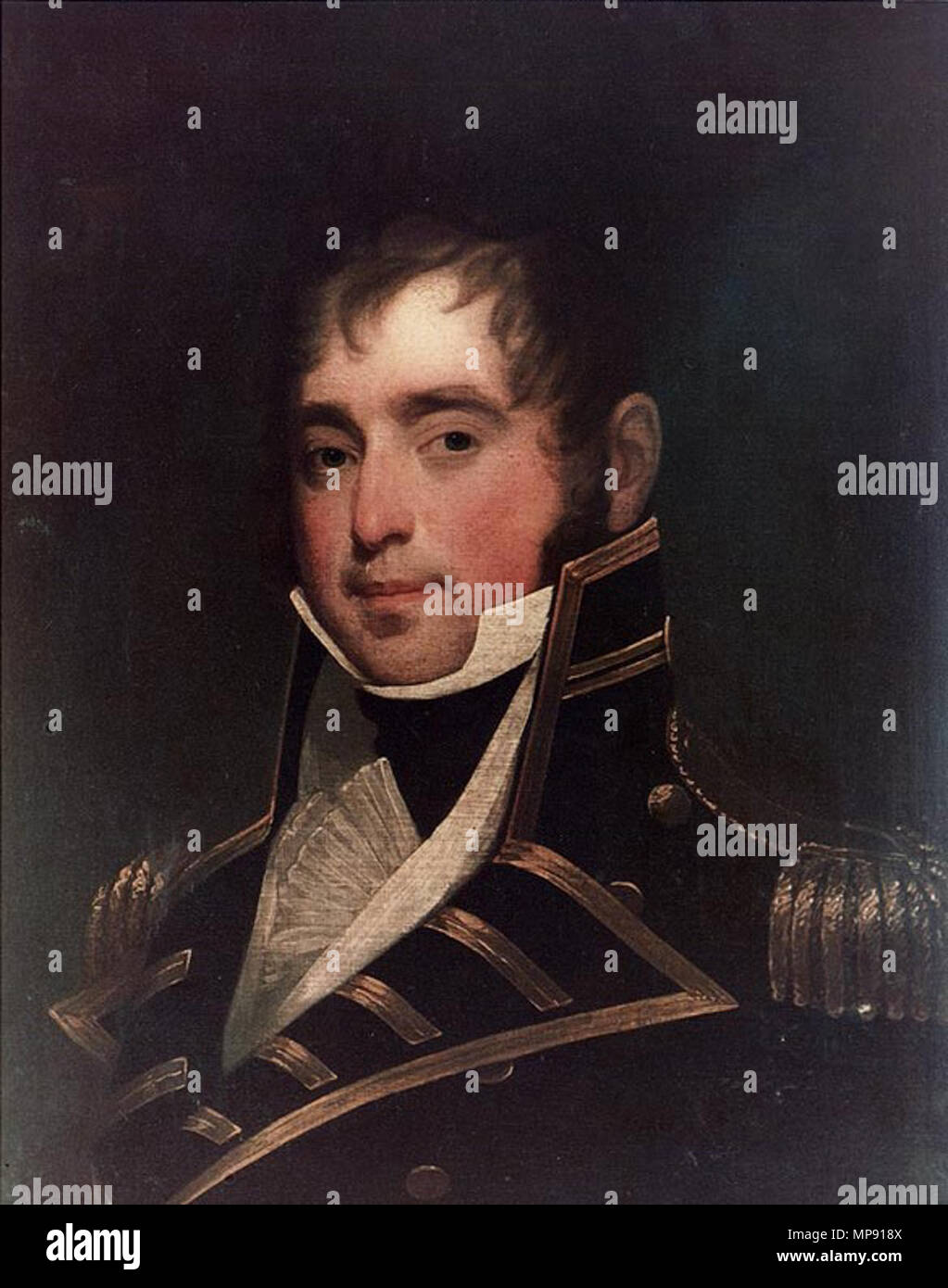 Le Capitaine James Lawrence, USN (1781-1813). Aucun . Date inconnue. 795 JamesLawrenceATcommons Banque D'Images