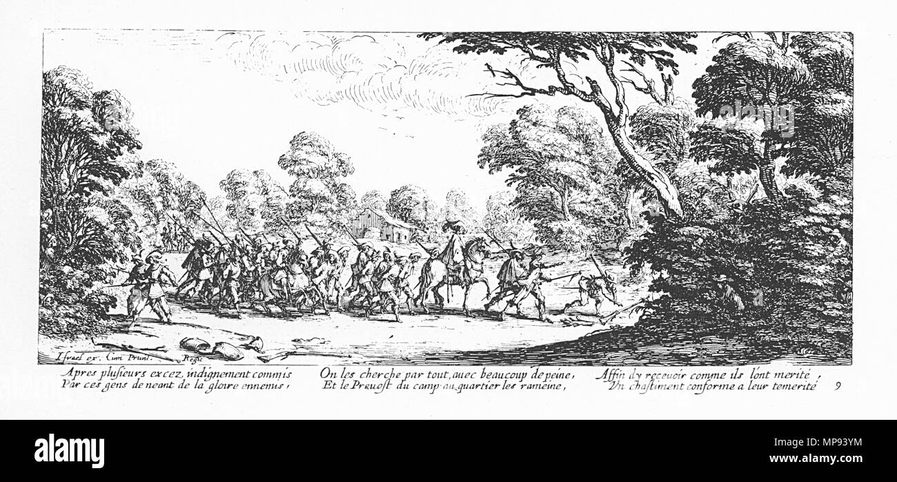 806 Les misères et les malheurs de la guerre - 09 - Découverte des malfaiteurs Banque D'Images