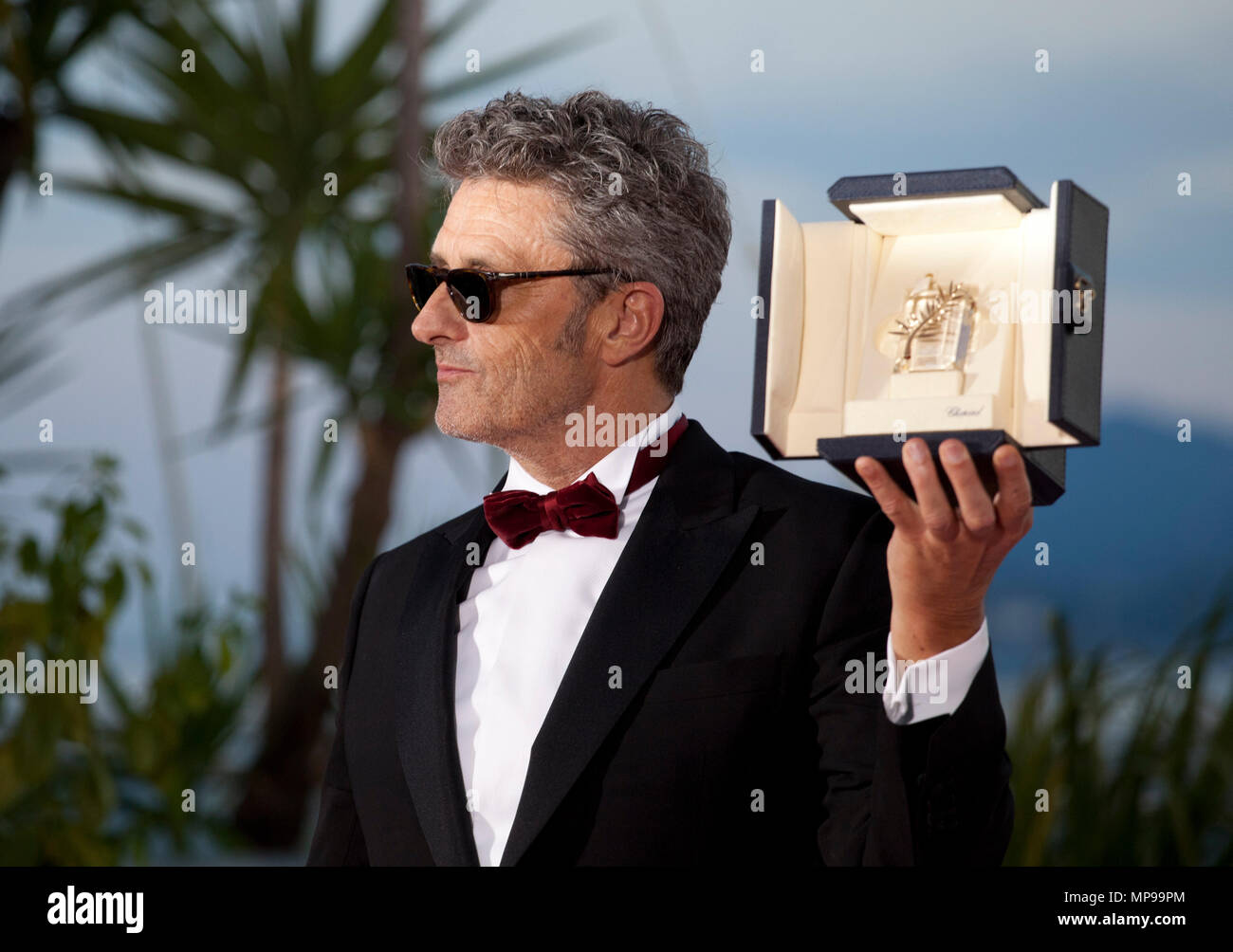 Pawel Pawlikowski Directeur, lauréat du prix du meilleur réalisateur pour le film Zimna Wojna (Guerre froide) à la photo des lauréats du Prix d'appel sur le 71e peut Banque D'Images