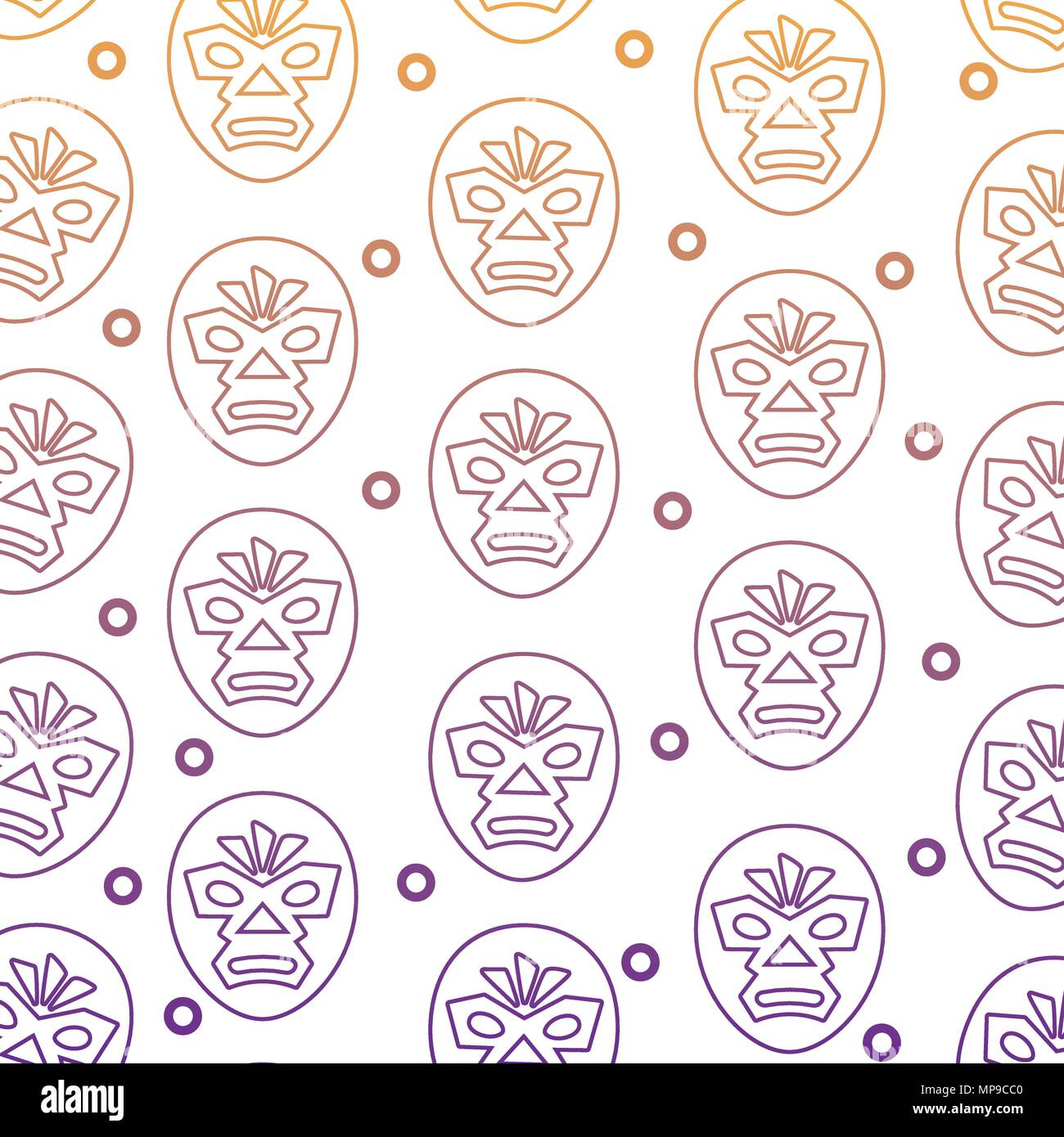 Arrière-plan de masque de catcheur, modèle vector illustration Illustration de Vecteur