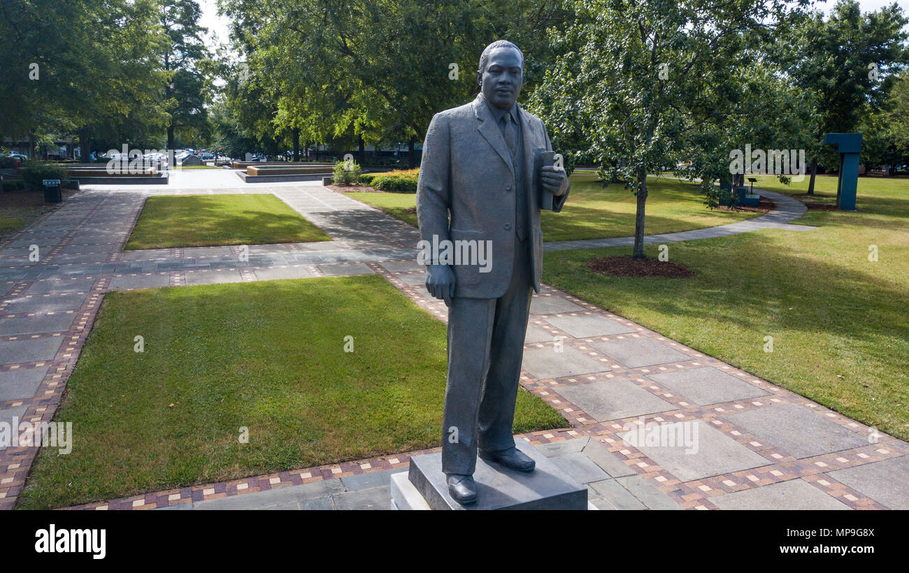 Martin Luther King, MARTIN LUTHER KING Statue, Kelly Ingram Park, Birmingham, Alabama, USA Banque D'Images