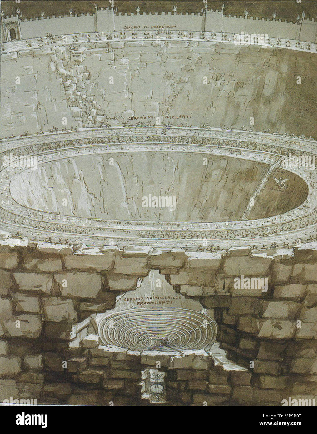 Site de l'enfer inférieur . Illustration de Dante's Inferno . 1587. Stradanus (1523-1605) Noms alternatifs Jan van der Straet, Giovanni della Strada, Johannes della Strada, Giovanni Stradano, Giovanni Stradano, Johannes Stradanus, Johannes Stradanus, Jan van Straeten, Jan van Straten Description peintre flamand et rapporteur pour avis Date de naissance/décès 1523 2 novembre 1605 Lieu de naissance/décès Bruges Florence Travailler lieu Anvers (1545), Florence (vers 1550-1605), Rome (vers 1550-1553) le contrôle d'autorité : Q143595 : VIAF 29699451 ISNI : 0000 0000 8108 906X ULAN : 500011304 RCAC : n84804240 N Banque D'Images