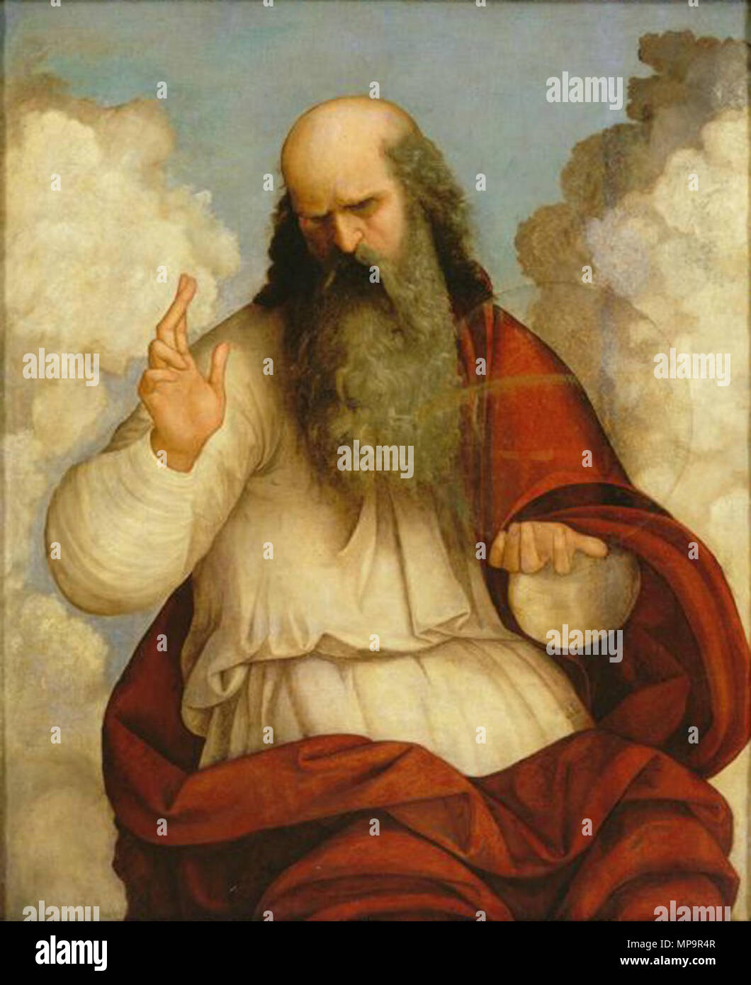Dieu le Père de 1510 jusqu'à 1520. Ludovico Mazzolino 831 - Dieu le Père Banque D'Images