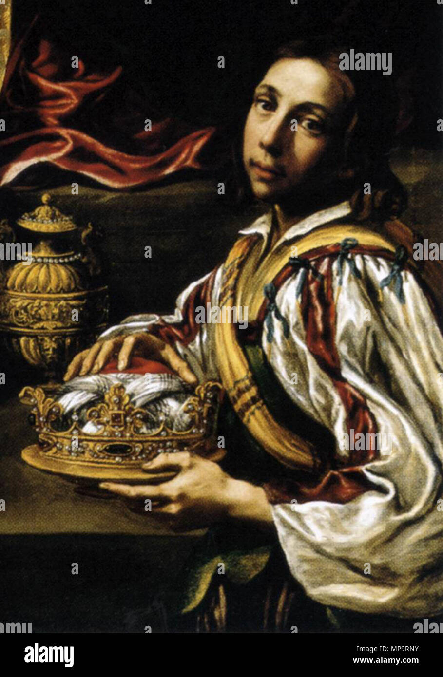 834 Luis Tristán de Escamilla - Adoration des Mages (détail) - WGA23067 Banque D'Images