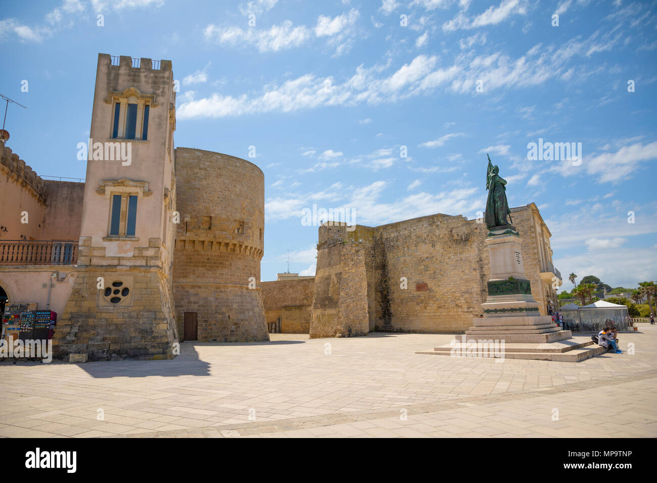Otranto, Italie - 6.05.2018 : Château Aragonais d'Otrante dans la partie sud de l'Italie, l'Europe Banque D'Images