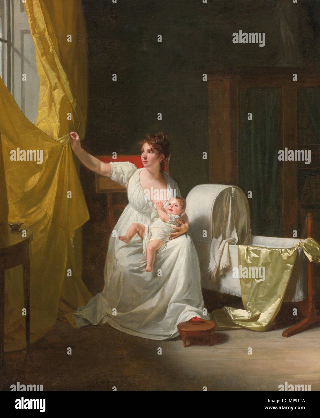 . English : Portrait de Madame de L'Horme et son fils Jean-Louis English : Portrait de Madame de l'Horme et son fils . 1801. Henry-Pierre Danloux (1753-1809) 839 Madame Delhorme et son fils Banque D'Images