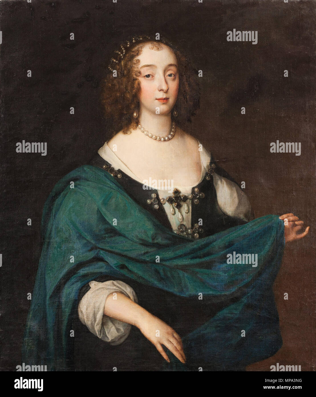 867 Mary Villiers, Duchesse de Richmond et Lennox (1622 - 85) - Google Art Project Banque D'Images