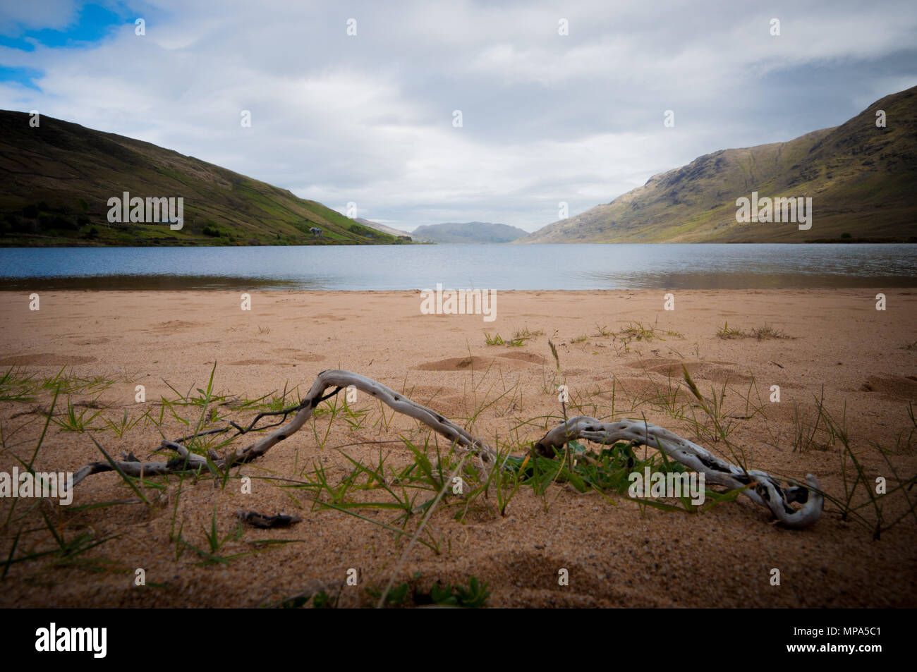 Le Lough Nafooey Banque D'Images