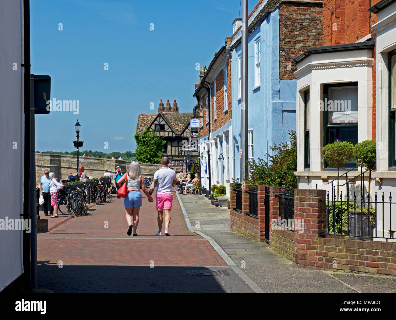 Le quai, St Ives Cambridgeshire, Angleterre, Royaume-Uni Banque D'Images