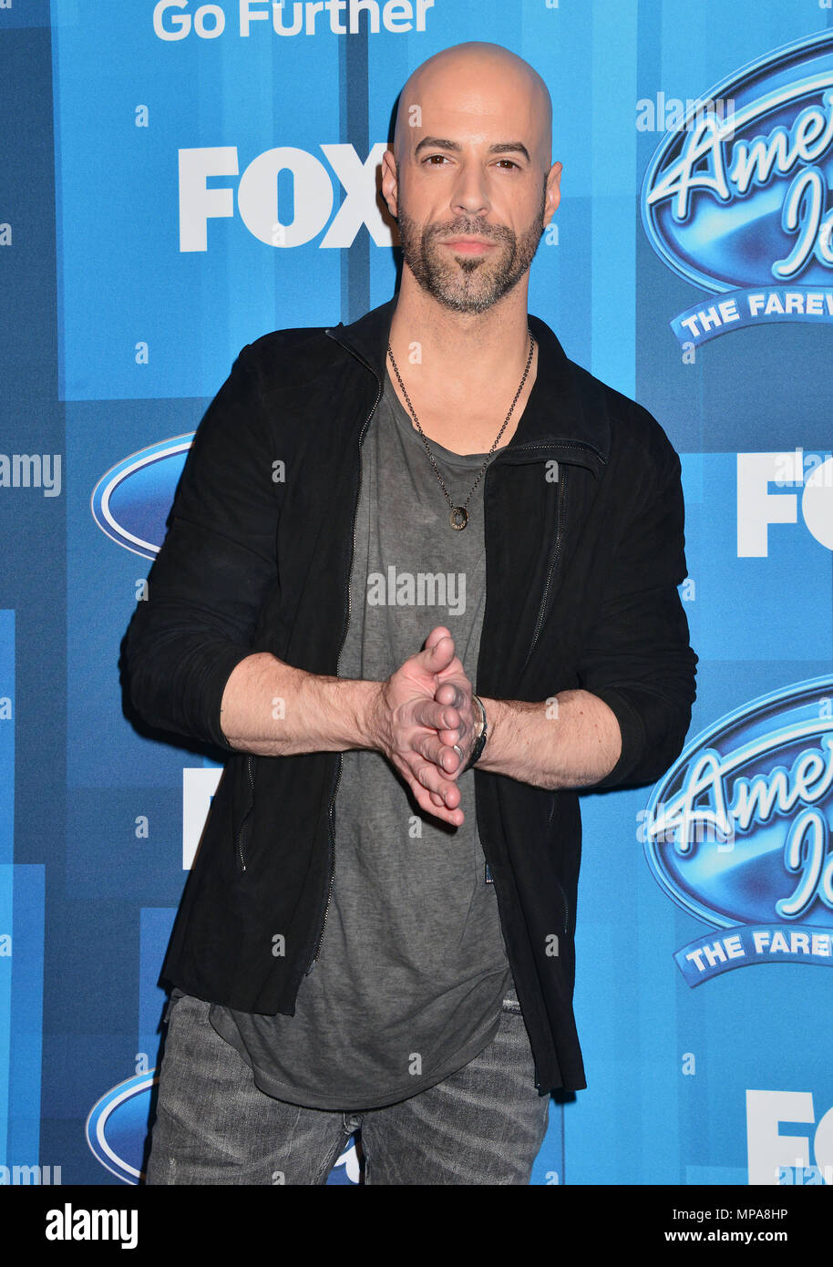 Chris Daughtry 158 à l'America Idol Grande Finale 15 à la Dolby Theatre de Los Angeles. Le 7 avril, 158 016 Chris Daughtry ------------- Red Carpet Event, Vertical, USA, Cinéma, Célébrités, photographie, Bestof, Arts, Culture et divertissement, Célébrités Topix fashion / Vertical, Best of, événement dans la vie d'Hollywood, Californie - Tapis rouge et en backstage, USA, Cinéma, Célébrités, cinéma, télévision, Célébrités célébrités musique, photographie, Arts et culture, Bestof, divertissement, Topix trois quarts, vertical, une personne, à partir de l'an , 2016, enquête tsuni@Gamma-USA. Banque D'Images