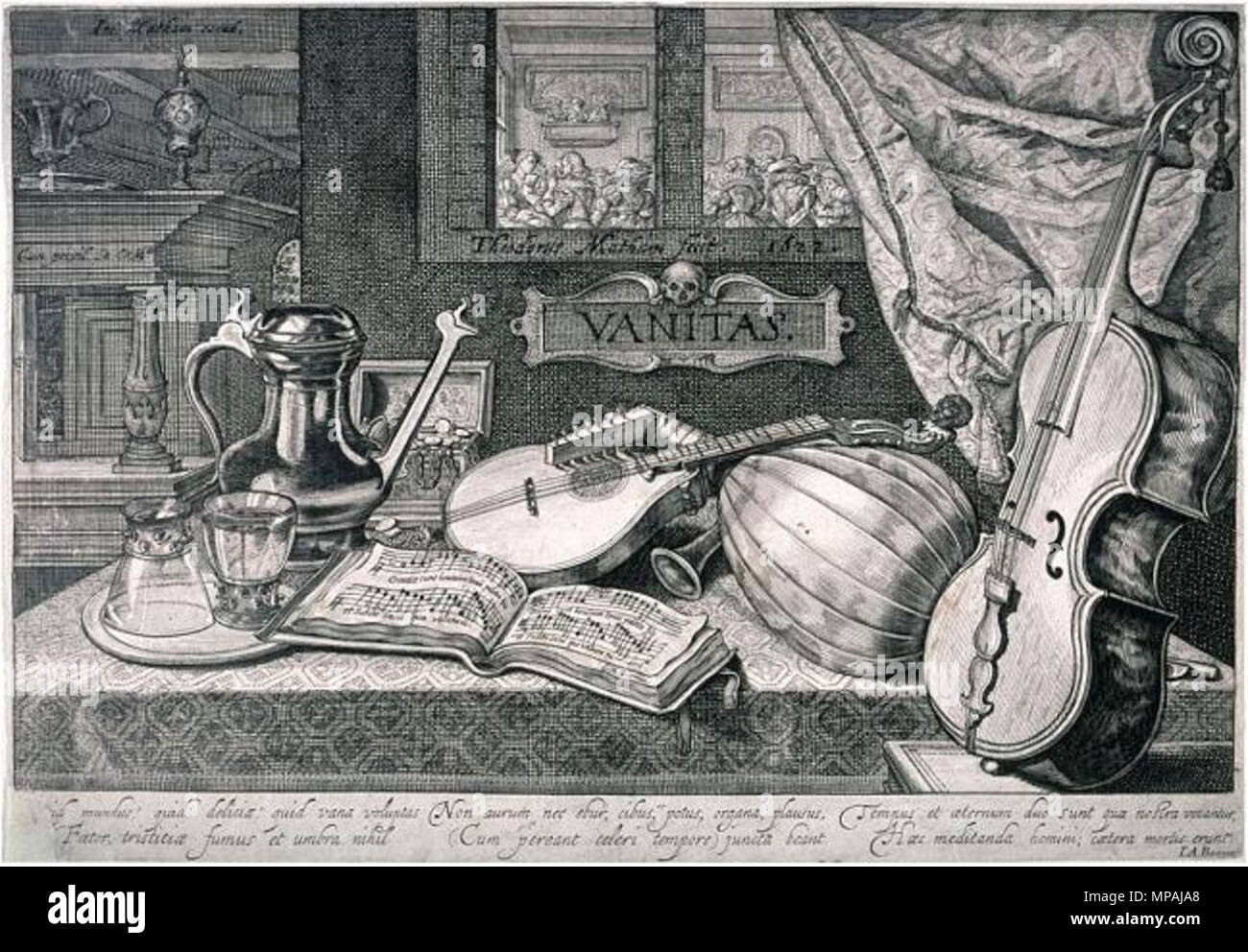 . Anglais : Sans Titre by munier (1606-1676) Vanitas 1622 22,9 x 32,8 cm Gravure Achenbach Foundation for Graphic Arts Fine Arts Museums of San Francisco Inv.-Nr. : 1963.30.13265 . 1622. Sans titre by munier (vers 1605/1606-1676) Noms alternatifs de Dirck, Sans titre by munier sans titre by munier Theodoor, Theodoor de Dirck, Sans titre by munier sans titre by munier Theodorus néerlandais Description dessinateur, peintre et graveur sans titre by munier fils de Jacob Date de naissance/décès circa 1605-1606 26 mars 1676 Lieu de naissance/décès Haarlem Amsterdam lieu d'Haarlem (1621-1625), Paris, Rome (1629-1630), Haarlem (1637-1641), Amsterdam (1652), La Haye (1656), un Banque D'Images