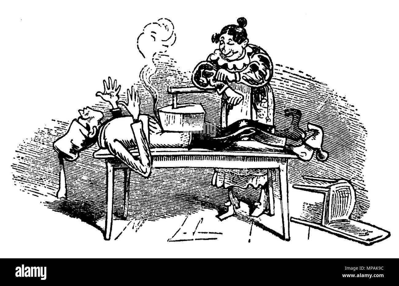Max und Moritz . Wilhelm Busch (1832-1908) Allemand Description dessinateur, peintre et poète Date de naissance/décès 15 Avril 1832 9 janvier 1908 Lieu de naissance/décès Wiedensahl Mechtshausen lieu de travail Munich, Francfort, Wiedensahl contrôle d'autorité : Q109540 : VIAF 22139423 ISNI : 0000 0001 0877 704X ULAN : 500026717 RCAC : n79133995 NLA : 35024197 877 Max und Moritz WorldCat (Busch) 039 Banque D'Images