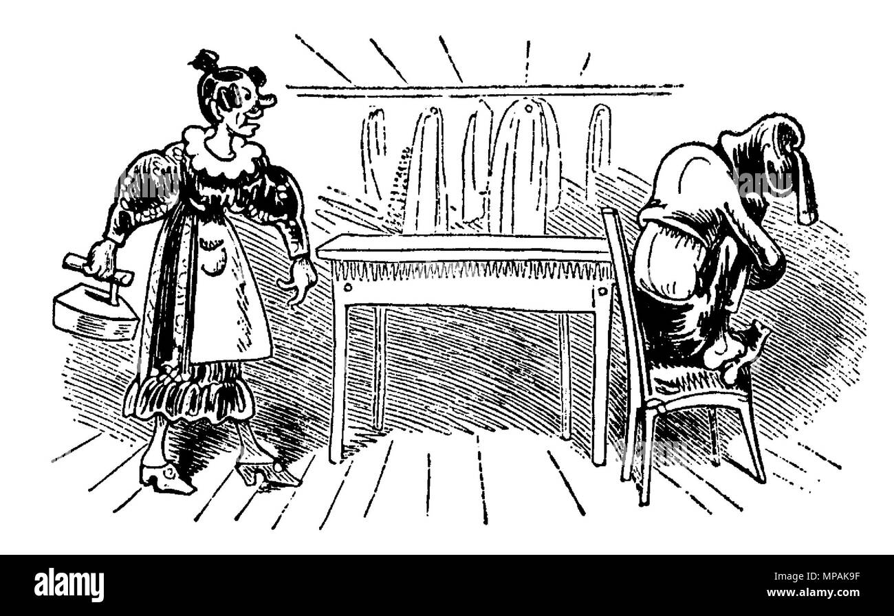 Max und Moritz . Wilhelm Busch (1832-1908) Allemand Description dessinateur, peintre et poète Date de naissance/décès 15 Avril 1832 9 janvier 1908 Lieu de naissance/décès Wiedensahl Mechtshausen lieu de travail Munich, Francfort, Wiedensahl contrôle d'autorité : Q109540 : VIAF 22139423 ISNI : 0000 0001 0877 704X ULAN : 500026717 RCAC : n79133995 NLA : 35024197 877 Max und Moritz WorldCat (Busch) 038 Banque D'Images