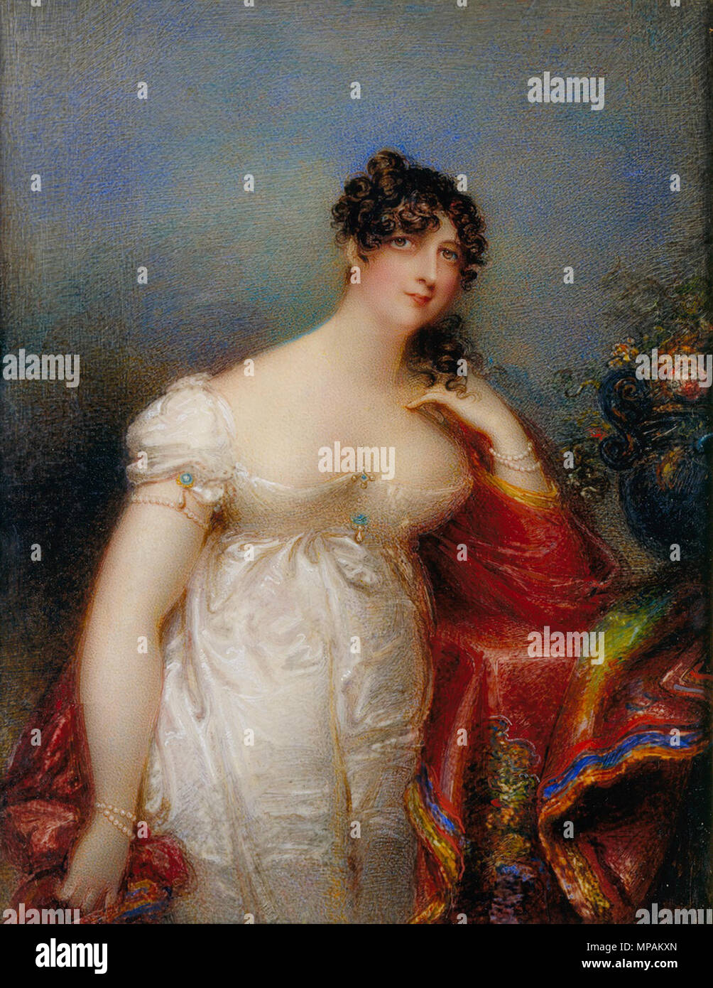 Isabella, marquise de Hertford (1760-1834) vers 1812-1814. 880 Mee, Anne - Isabelle, marquise de Hertford Banque D'Images