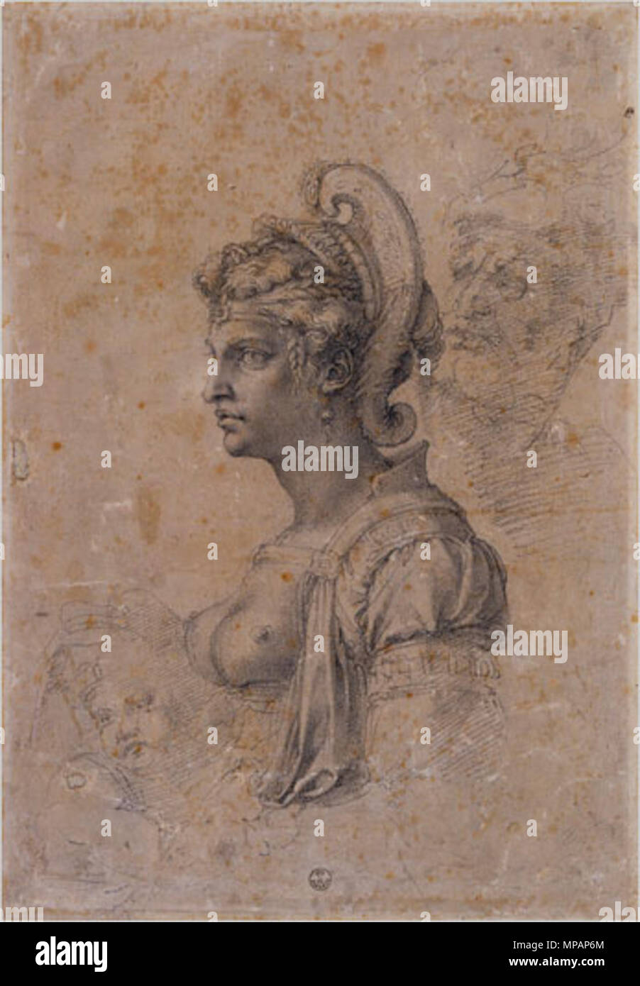 . Anglais : Michelangelo Buonarroti - Buste d'une femme, chef d'un vieil homme et d'un Buste d'enfant . circa 1530. Michelangelo (1475-1564) Noms alternatifs MICHELANGELO DI LODOVICO BUONARROTI SIMONI Italien Description peintre, sculpteur, architecte, poète et inventeur Date de naissance/décès 6 Mars 1475 18 février 1564 Lieu de naissance/décès Caprese Michelangelo Rome à partir de la période de travail jusqu'à 1487 lieu de travail 1564 Florence (1487-1494), Bologne (1494-1496), Rome (1496-1501), Florence (1501-1505), Rome (1505-1506), Florence (1506-1508), Rome (1508-1516), Florence (1516-septembre 1529), Venic Banque D'Images