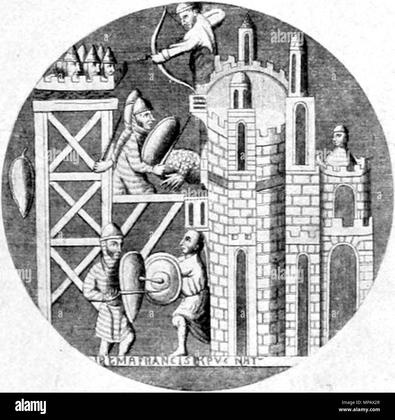 . Anglais : Dix-huitième siècle Illustration d'un maintenant-perdu douzième siècle vitraux de la Basilique de St Denis, Paris. La fenêtre représentée la capture de croisé de Jérusalem, un événement s'est avéré être le point culminant de la Première Croisade. 18ème siècle.. Bernard de Montfaucon (1655-1741) Noms alternatifs Bernardus de Montfaucon, Bernard de Montfaucon, moine Français Description de l'érudit et théologien Date de naissance/Décès 16 Janvier 1655 21 décembre 1741 Lieu de naissance/décès Soulage Paris contrôle d'autorité : Q705306 : VIAF 24624390 ISNI : 0000 0001 2095 7684 ULAN : 500272624 LCC Banque D'Images