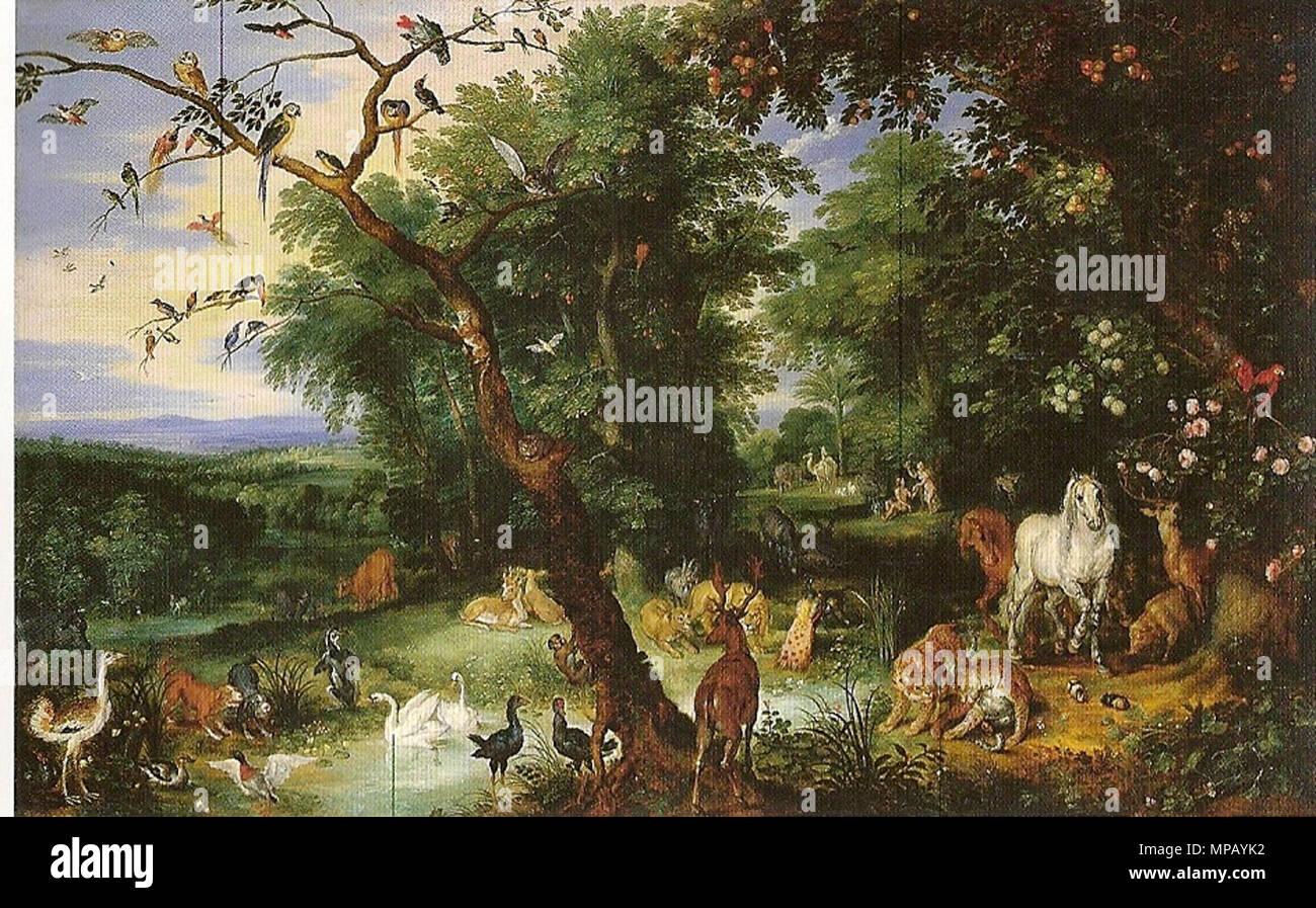 Anglais : Paysage avec la chute de l'homme allemand : Paradiesische Landschaft und Erbsünde vers 1630. Créateur:Jan Snellinck (II) Après Jan Brueghel l'Ancien (1568-1625) Noms alternatifs Jan Brueghel l'Ancien, Jan Bruegel (I), Brueghel de Velours Description peintre flamand, dessinateur et graveur Date de naissance/décès 1568 13 janvier 1625 Lieu de naissance/décès Bruxelles Anvers à partir de 1578 jusqu'à la période de travail lieu de travail 1625 Anvers (1578), Italie (1589-1596), Naples (1590), Rome (1592-1594), Milan (1595-1596), Anvers (1596-1625), Prague (1604), Bruxelles (1606-1613), le nord de l'Netherl Banque D'Images