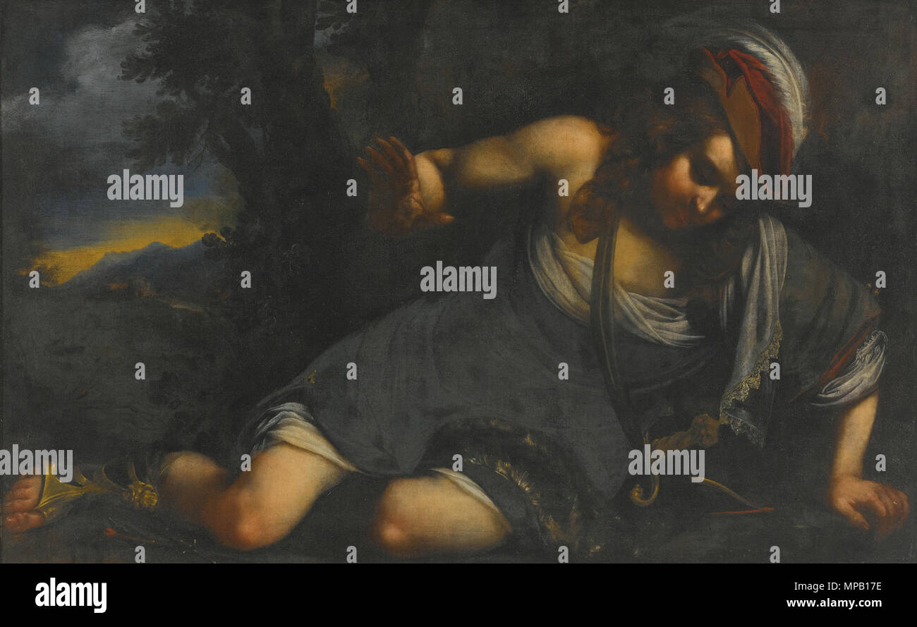 . Anglais : Narcissus Narcissus 918 attribuée à Francesco Furini Banque D'Images . Anglais : Narcissus Narcissus 918 attribuée à Francesco Furini Banque D'Images