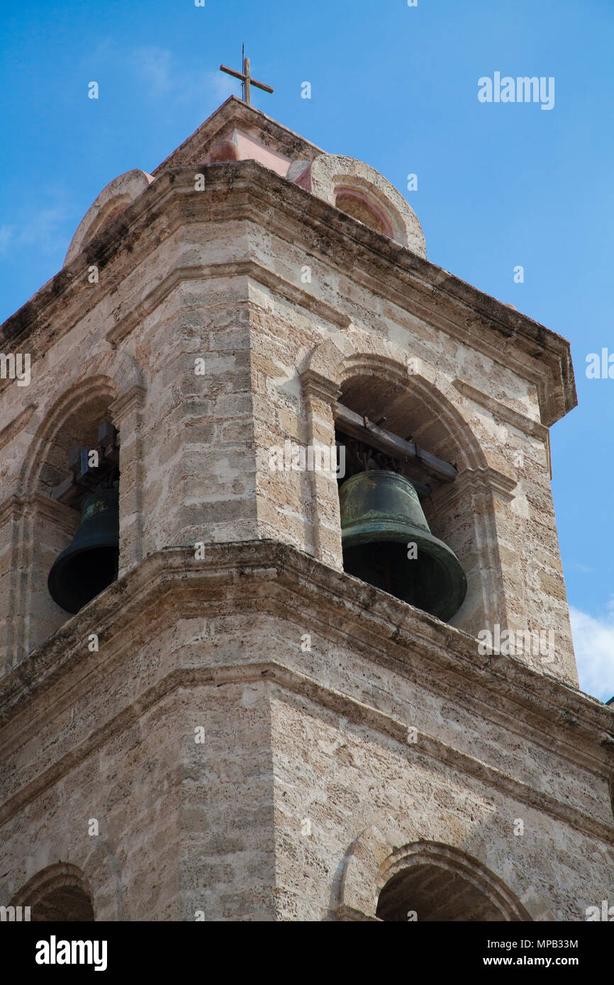 Cuba, Ciudad de la Habana Province, La Havane La Habana Vieja, quartier classé au patrimoine mondial, la place de la cathédrale et Catedral de la Virgen Maria de Banque D'Images