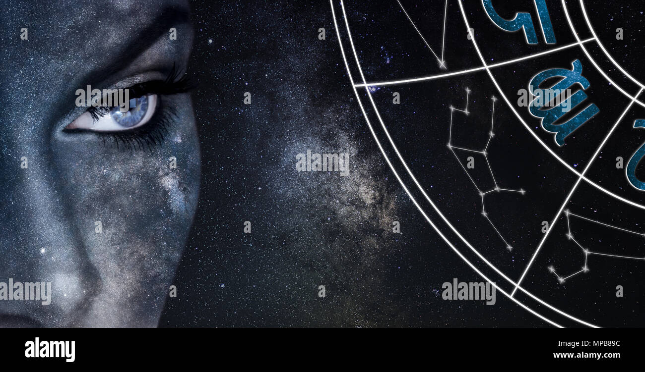 Signe Astrologie Vierge Banque d'image et photos - Alamy