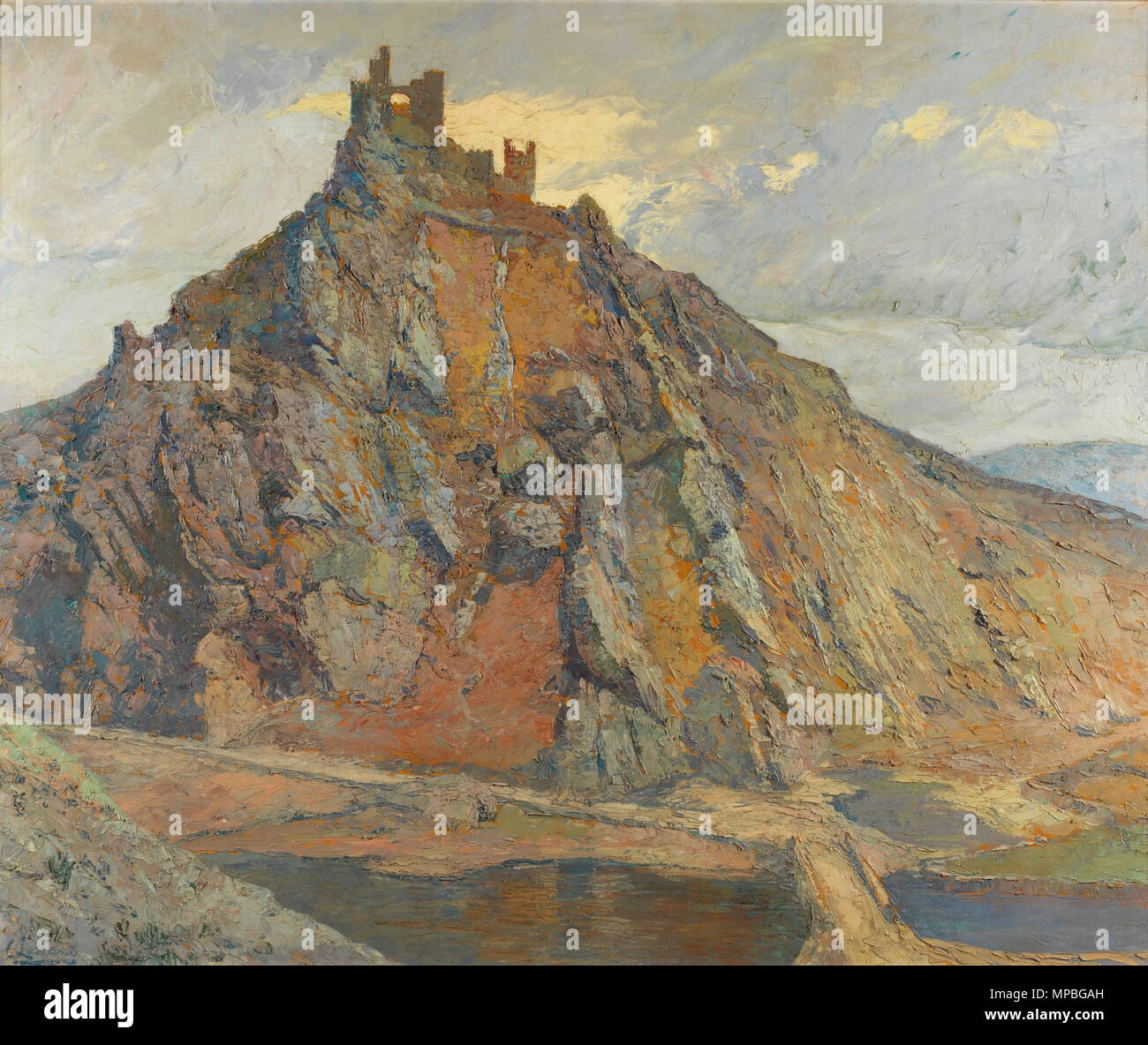 928 Nido de Aguilas, de Carlos María de Lezcano Fernández (Museo del Prado) Banque D'Images