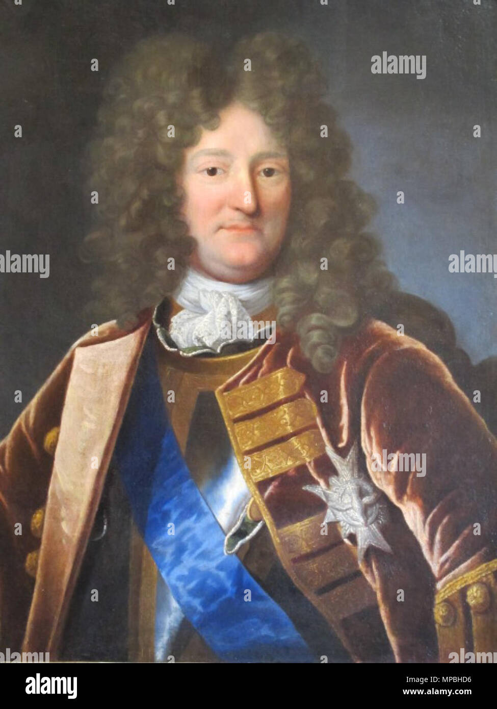 Portrait d'Anne-Jules de Noailles 1691. 932 Noailles Grenoble Banque D'Images