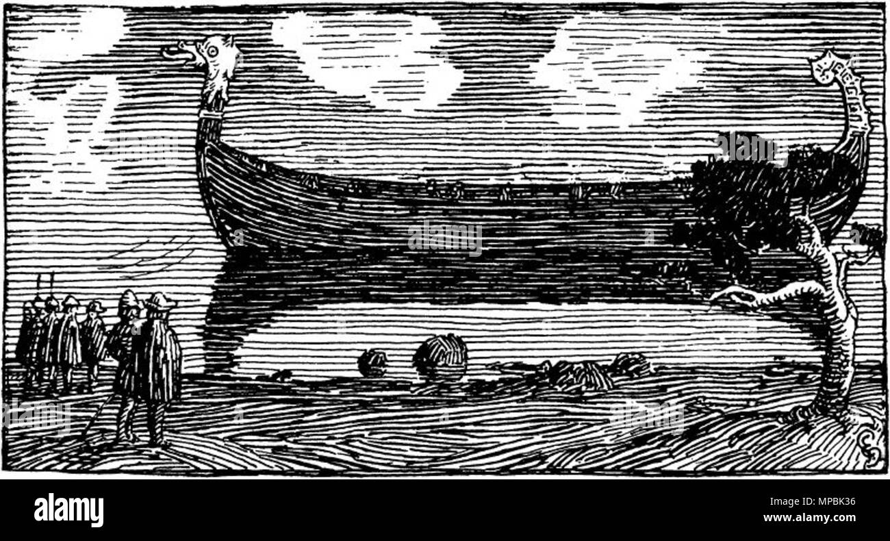 . Halfdan Egedius : l'illustration de l'Olav Trygvasons saga. Édition 1899-Snorre. Ormen Lange" "nb : "nn" Ormen Lange : "Ormen Lange" . 1897. Halfdan Egedius (1877-1899) Noms alternatifs Halfdan Egedius Johnsen norvégien Description peintre, dessinateur, graveur, illustrateur et graphiste Date de naissance/Décès 5 Mai 1877 2 février 1899 Lieu de naissance/décès d'Oslo Drammen contrôle d'autorité : Q2666703 : VIAF 76375730 ISNI : 0000 0001 0917 2966 ULAN : 500024706 RCAC : n80038019 GND : 120996480 940 WorldCat Olav Trygvasons - saga - Halfdan Egedius Ormen Lange Banque D'Images