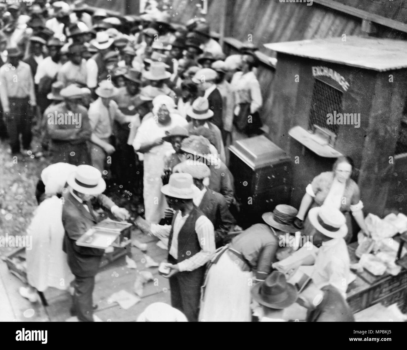 Tulsa, Oklahoma, la race riot, Juin 1, 1921 Banque D'Images