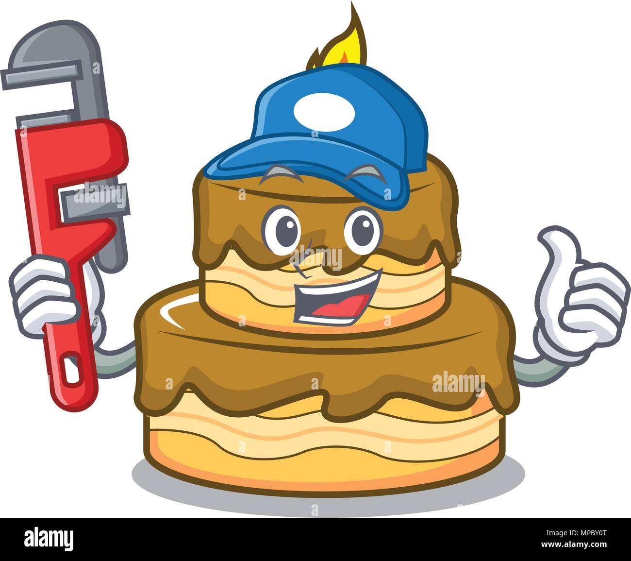 Gateau D Anniversaire Plombier Mascot Cartoon Image Vectorielle Stock Alamy Gateau D Anniversaire Plombier Mascot Cartoon Image Vectorielle Stock Alamy