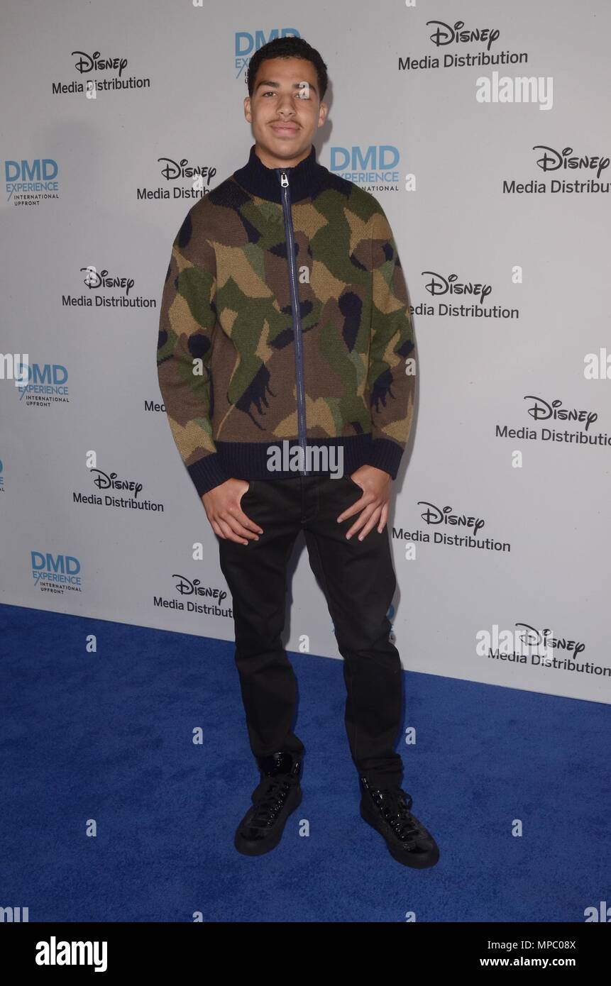 Burbank, CA. 20 mai, 2018. Marcus Scribner aux arrivées pour Disney ABC Studios et Freeform, Les Upfronts International Walt Disney Studios Burbank, CA, 20 mai 2018. Credit : Priscilla Grant/Everett Collection/Alamy Live News Banque D'Images