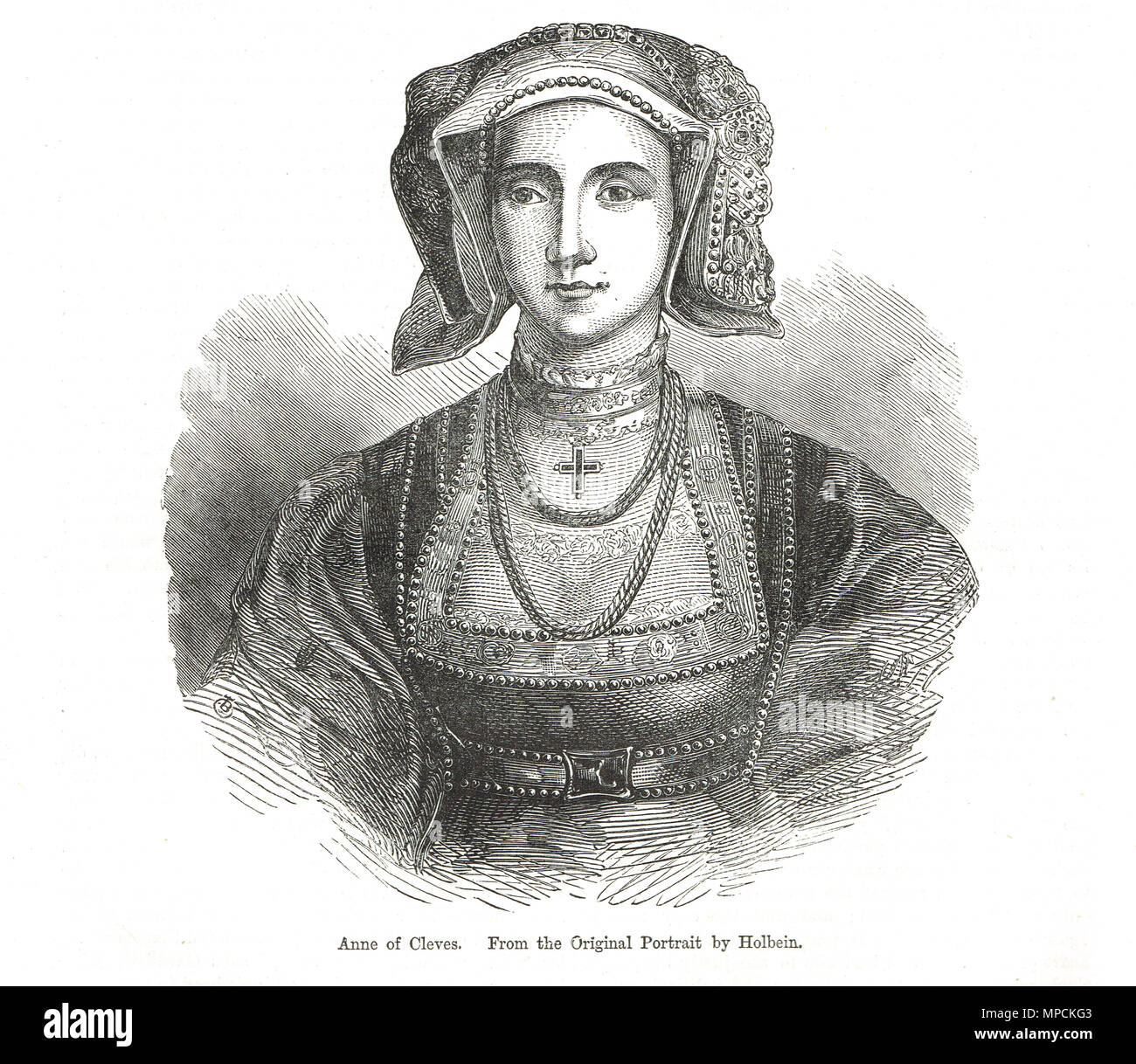 Anne de Clèves, quatrième épouse du Roi Henry VIII Banque D'Images