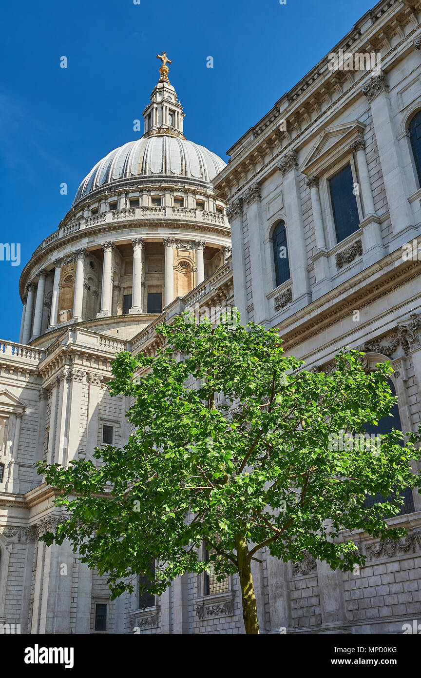 La Cathédrale St Paul, à Londres Banque D'Images