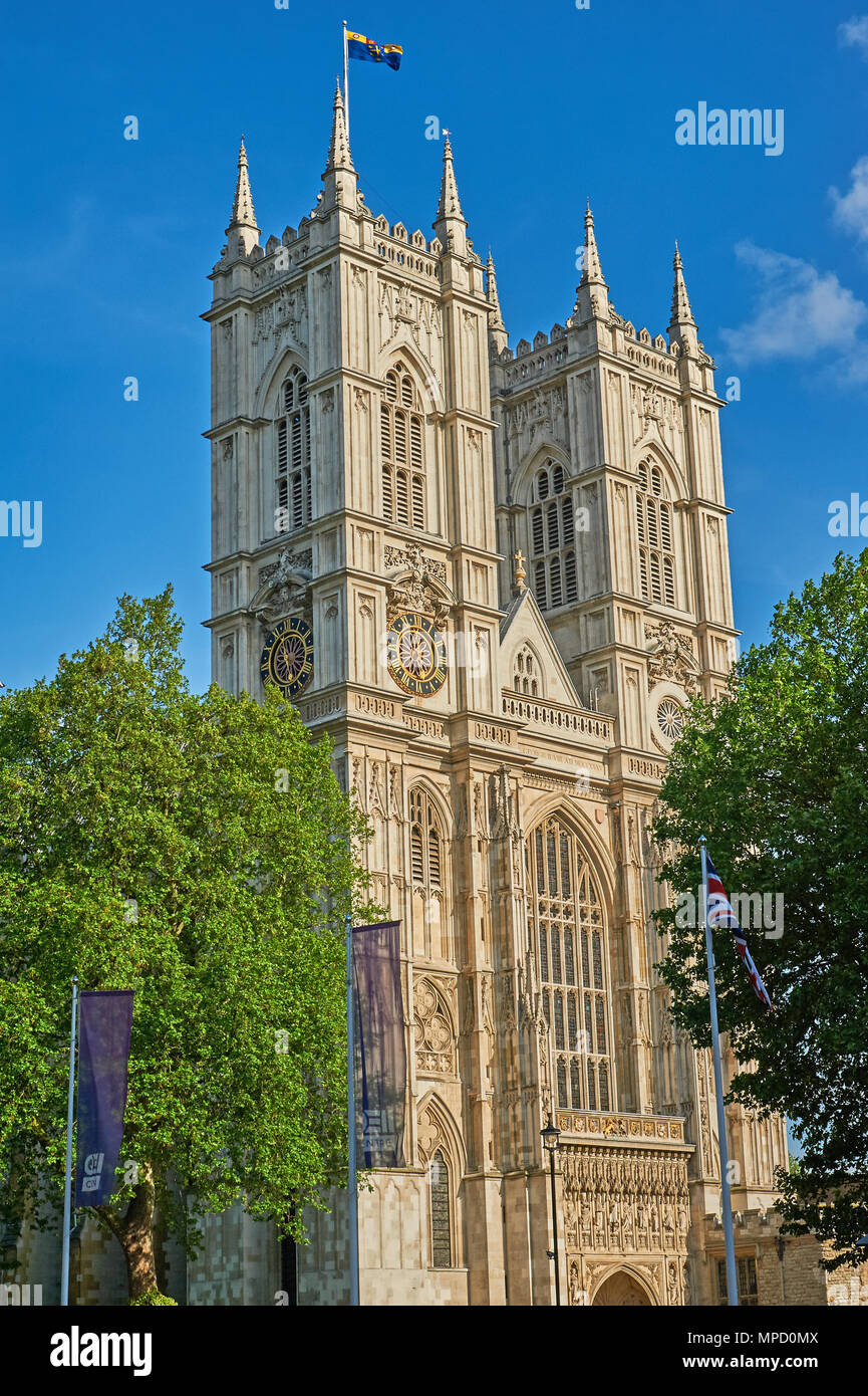 L'Abbaye de Westminster, Londres est un site classé au patrimoine mondial Banque D'Images