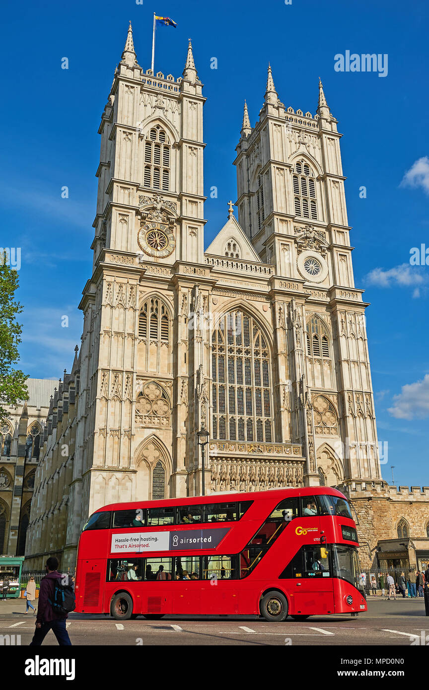 L'Abbaye de Westminster, Londres est un site classé au patrimoine mondial Banque D'Images