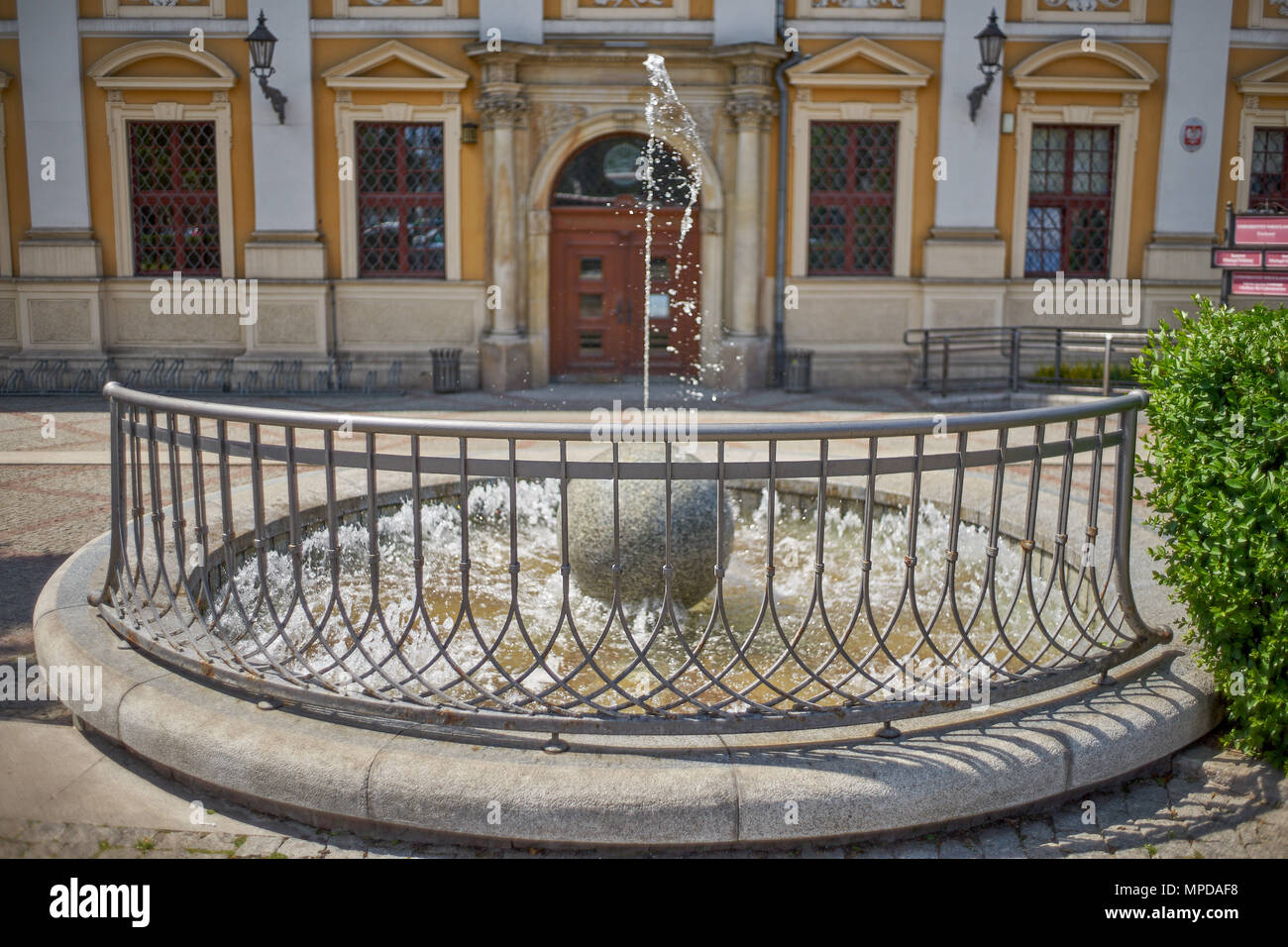 Le bâtiment baroque de Wroclaw la faculté de philologie de l'ancien collège des Jésuites, Wroclaw. Banque D'Images