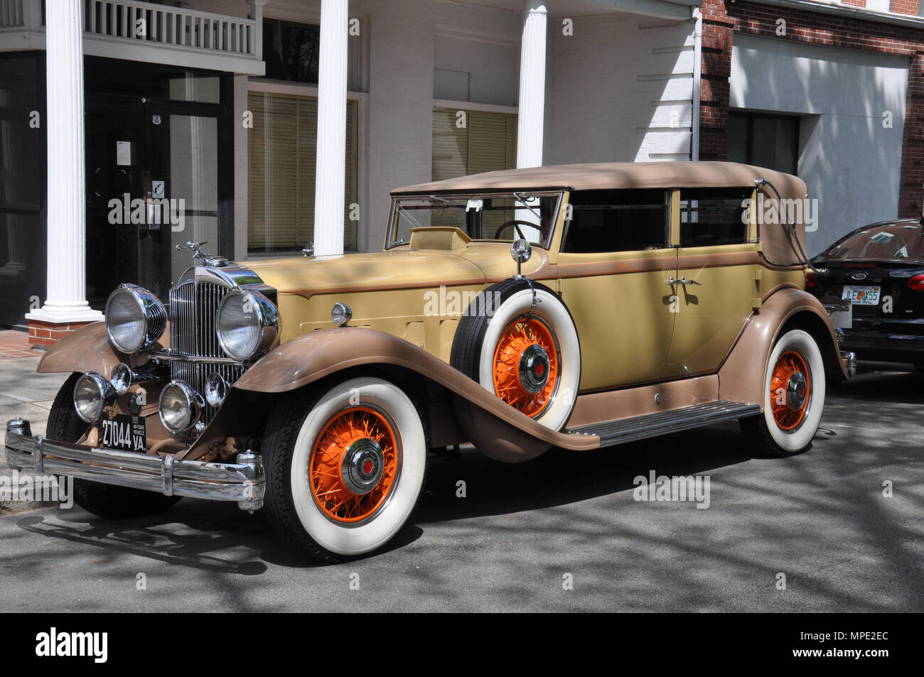 Un vintage Packard Voiture de luxe. Banque D'Images