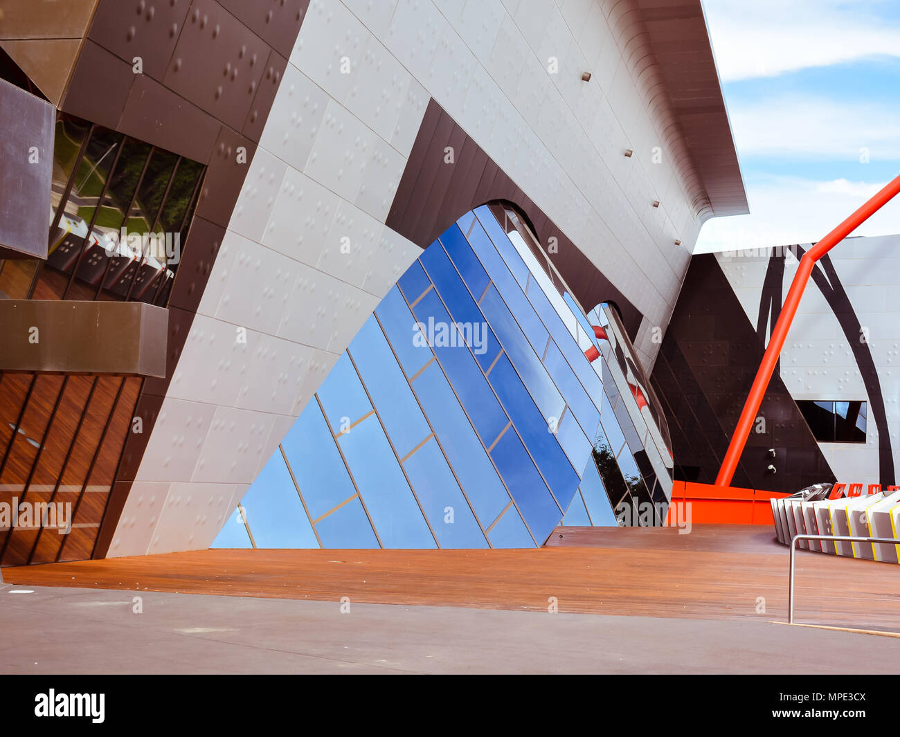 Canberra, Australie - 25 janvier 2017 : Architecture, Musée national de l'Australie, Canberra, Australie. Banque D'Images