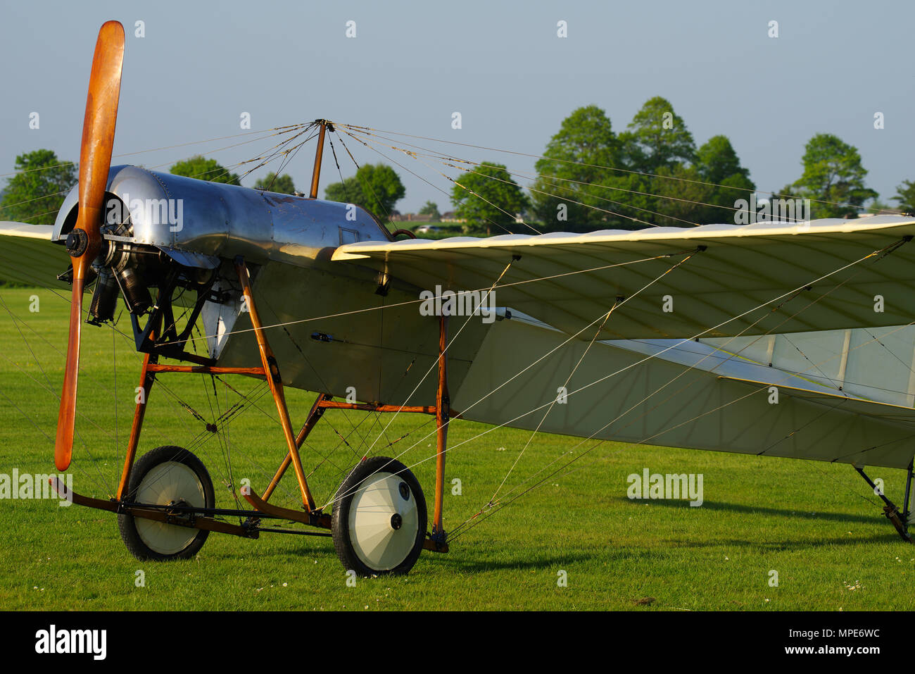 Blackburn 1912 Monoplane G-AANI de type D, à Old Warden Banque D'Images